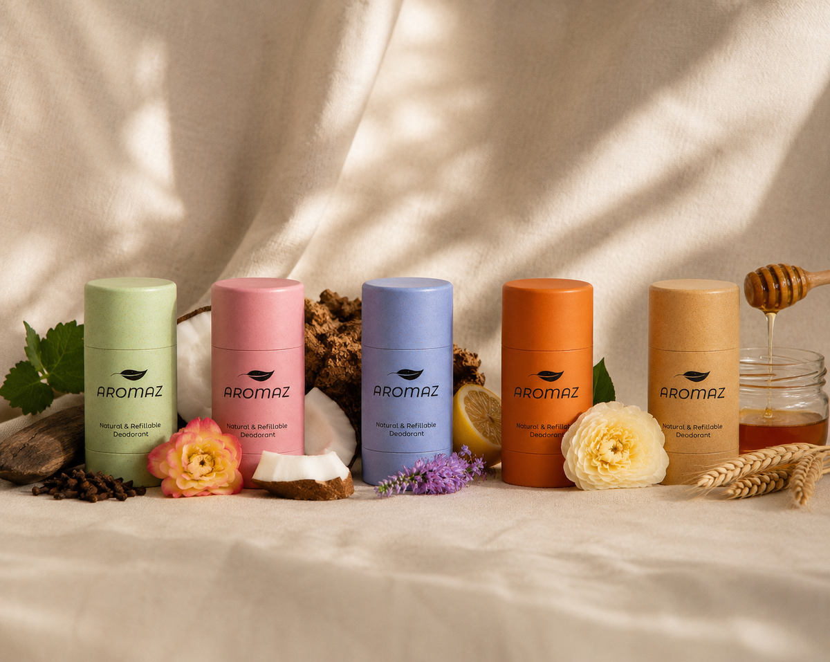 Refillable and Natural Deodorant