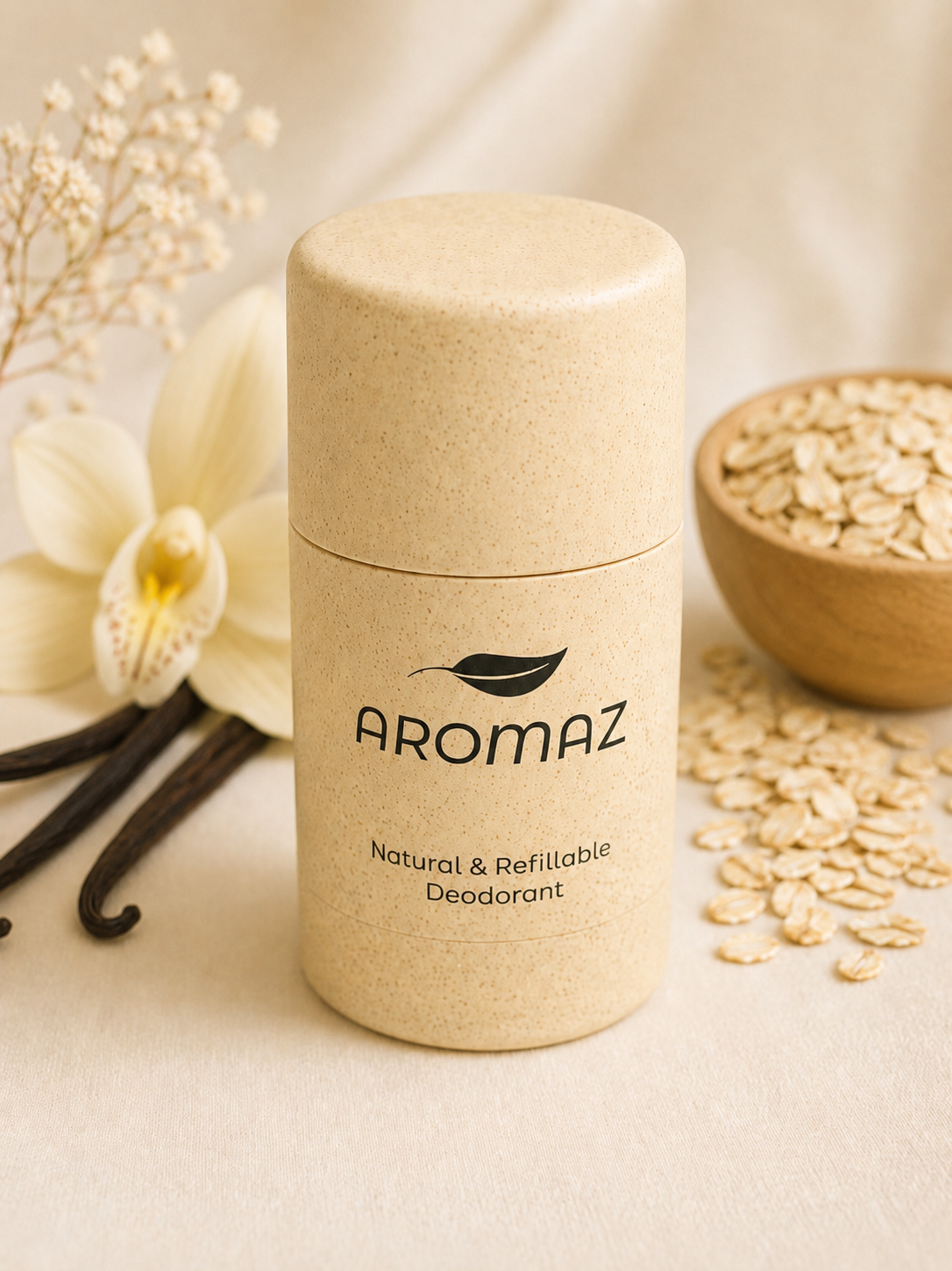 Refillable and Natural Deodorant