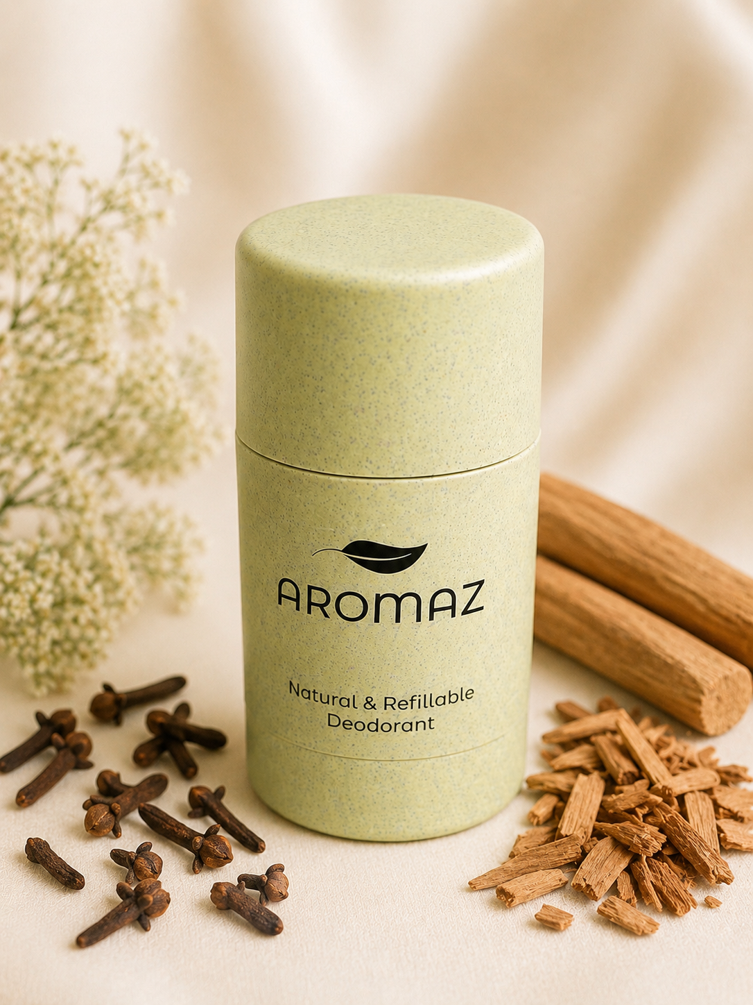 Refillable and Natural Deodorant